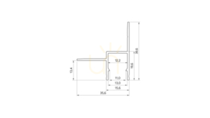 LUMINI profil tip Bruno brut 1 m small 1