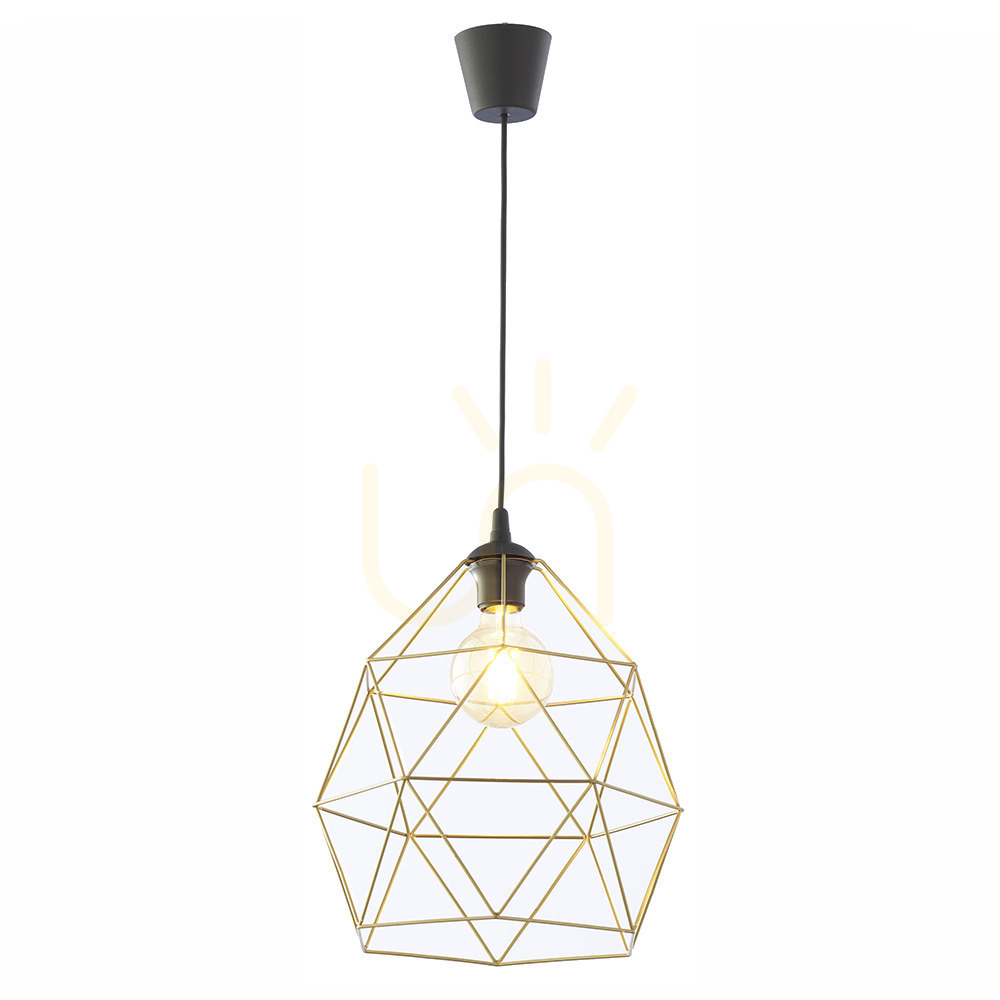 Lampă cu pandantiv Galaxy negru / auriu 1 Xl