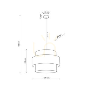 Lampa suspendată Calisto White 3,500 small 5