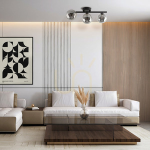 Lampa de plafon Estera Black 3 small 1