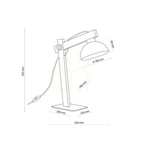 Oslo Brown Lampă de noapte 1 small 7