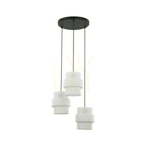 Lampă cu pandantiv alb Calisto 3 Circle small 4