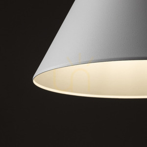 Cono Alb Lampă suspendată 1 L small 4