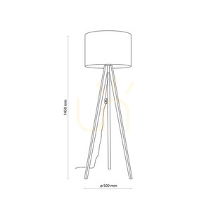Lampă de podea Grand Walnut small 4