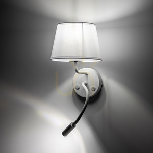 Lampă de perete Maja White 2 E27 + G9 small 2