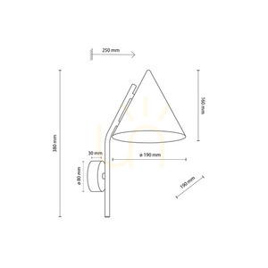 Cono Black Lampă de perete 1 small 7