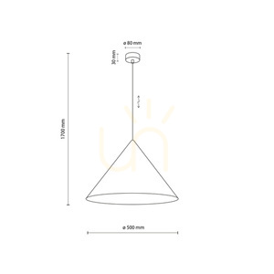 Cono Brick Lampă suspendată 1 Xl small 5
