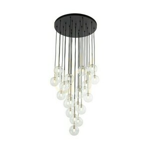 Lampă cu pandantiv din aur negru Nilos 26 small 3