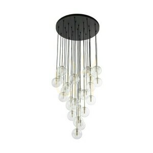 Lampă cu pandantiv din aur negru Nilos 26 small 4