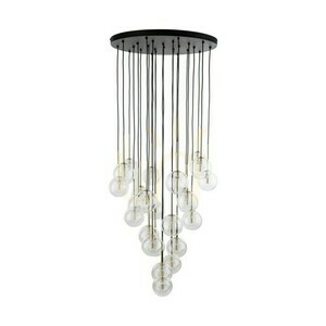 Lampă cu pandantiv din aur negru Nilos 26 small 0