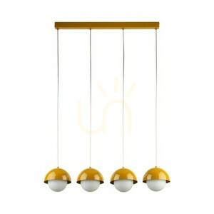 Lampă cu pandantiv Bono Ochre 4 benzi. small 10