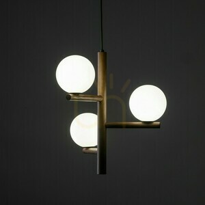 Lampa cu pandantiv Estera Wood Walnut 3 small 2