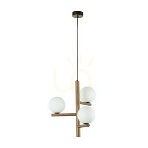 Lampa cu pandantiv Estera Wood Walnut 3 small 0