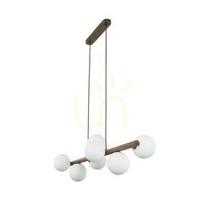 Lampa cu pandantiv Estera Wood Walnut 7 small 5