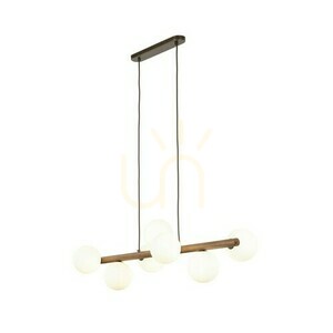Lampa cu pandantiv Estera Wood Walnut 7 small 6