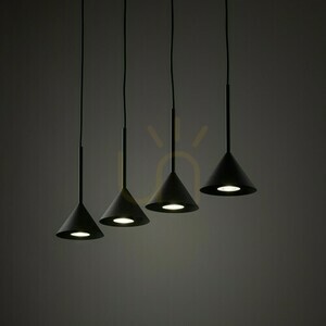 Cono Mini lampă cu pandantiv negru 4 small 2