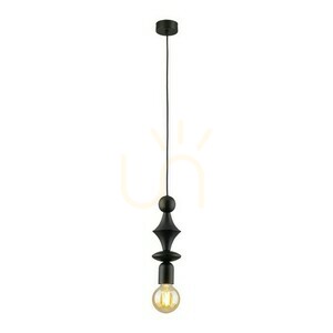 Lampă suspendată Tower Black 1 Xe27 small 7