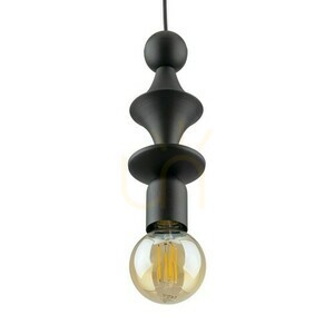 Lampă suspendată Tower Black 1 Xe27 small 9