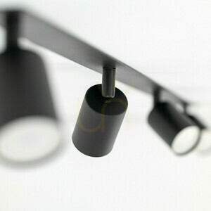 Nex Black 4 Xgu10 Lampă de plafon montată la culoare small 6