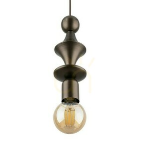 Lampă suspendată Tower Brown 1 Xe27 small 6