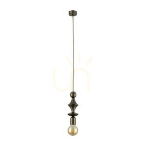 Lampă suspendată Tower Brown 1 Xe27 small 0