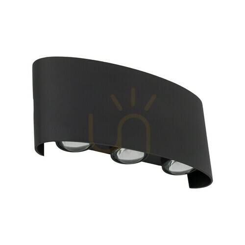 Verifica Arrow negru Led lampă de perete ip 54