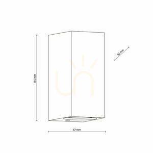 Lampă de perete Axis Gray 2 Xgu10 small 6