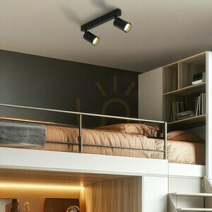 Lampă de plafon Amis negru 2 small 1