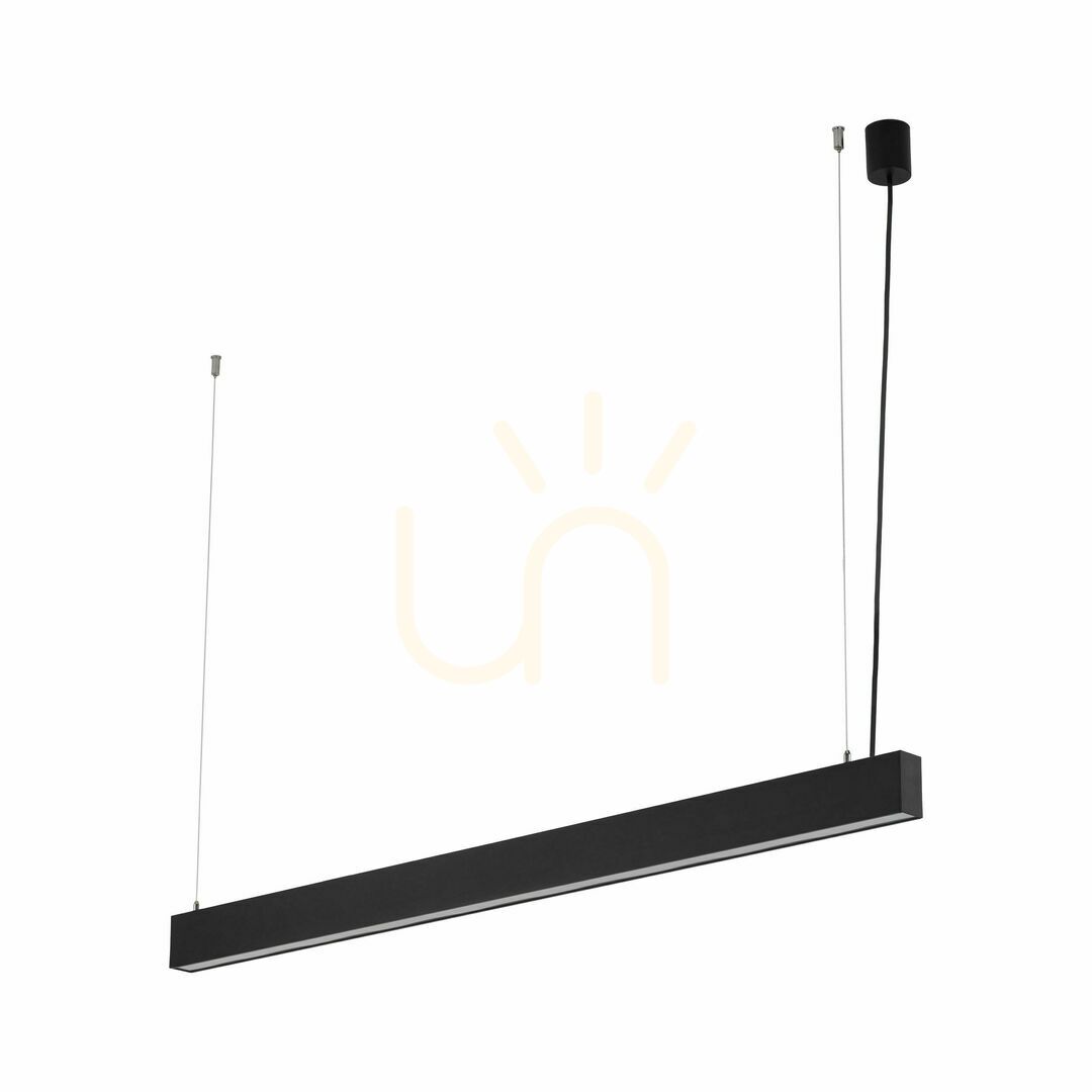 Luxe negru Cct lampă pandantiv.
