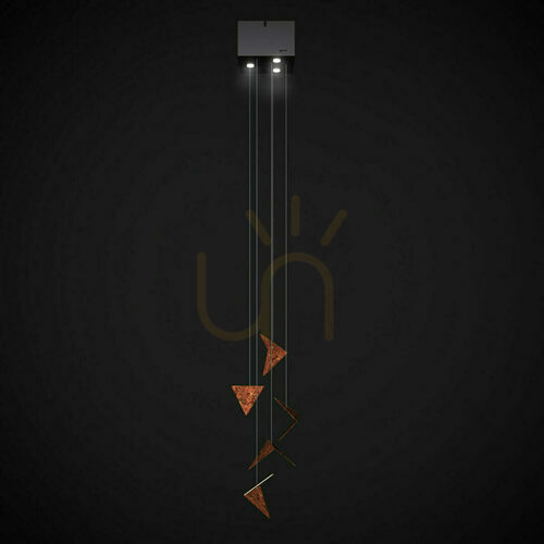 Verifica 💡 FINE rugină loft candelabru LGH1001 - Gie El lampă suspendată 🧡
