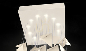 🌟 PORTAL cremă de artă candelabru LGH0830 - Gie El loft lampă pandantiv 🕊️ small 11