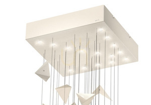 🌟 PORTAL cremă de artă candelabru LGH0830 - Gie El loft lampă pandantiv 🕊️ small 12