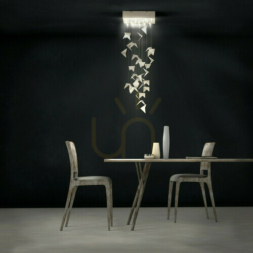 Verifica 🌟 PORTAL cremă de artă candelabru LGH0830 - Gie El loft lampă pandantiv 🕊️