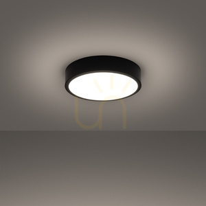 Plafonieră ONYX 30 negru LED 3000K Sollux small 1