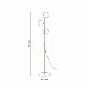 Lampă de podea Lava Brown 3 Xg9 small 7