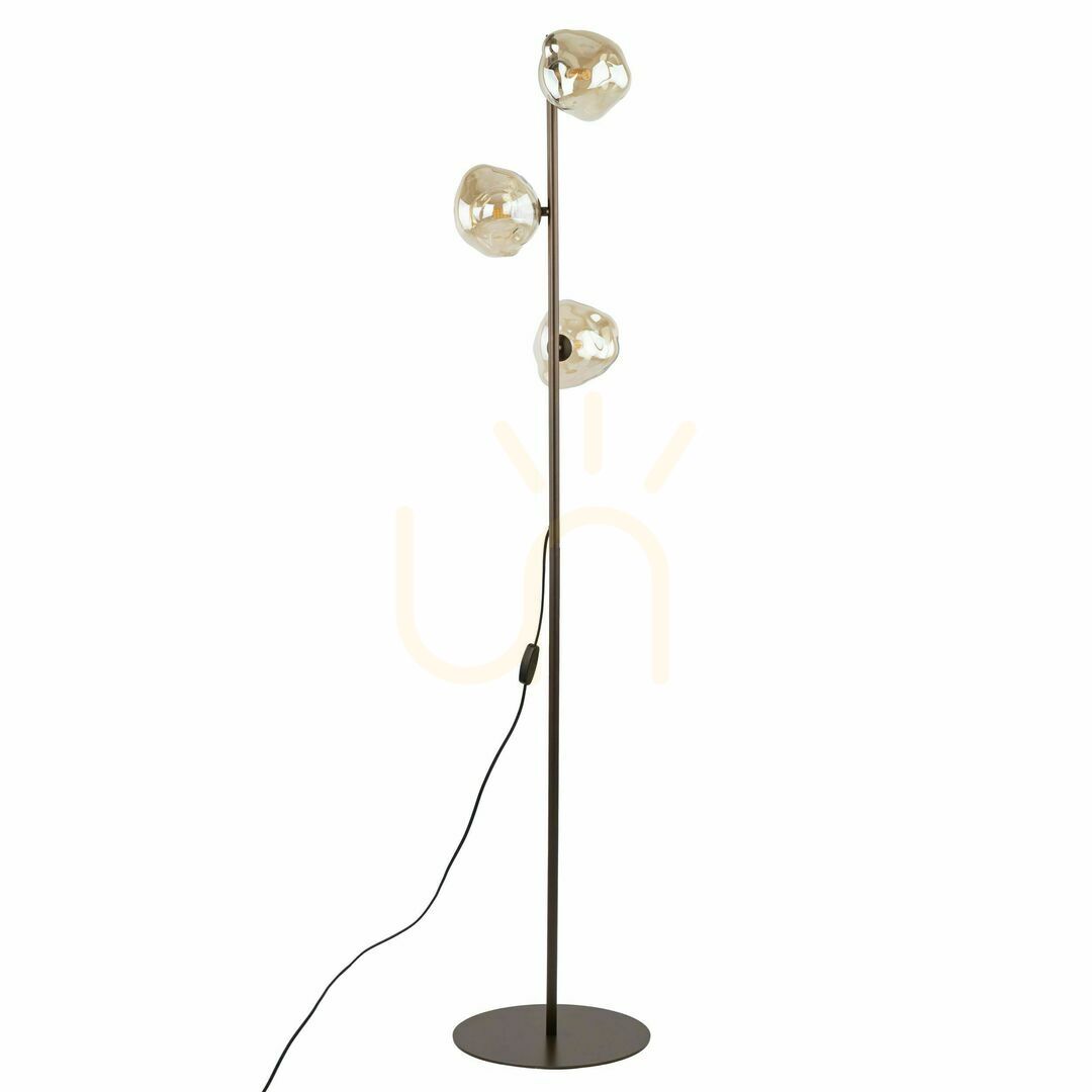 Lampă de podea Lava Brown 3 Xg9