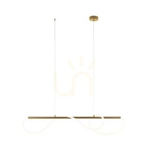 Lampa suspendată Max Light Laguna aurie LED 30W 120 cm P0614 small 1