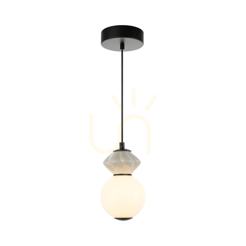 Verifica Pendul Italux Balos LED negru 5W 3000K 12 cm PND-94921-1A-BK