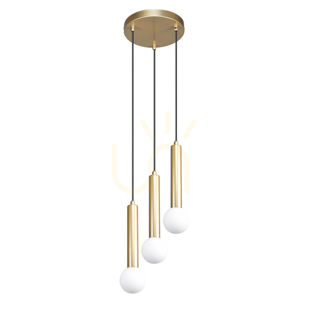 Verifica Lampă pendul Italux Filano aurie 3xG9 sticlă opal PND-33574-3-GD Lampă pendul Italux Filano aurie 3xG9 sticlă opal PND-33574-3-GD