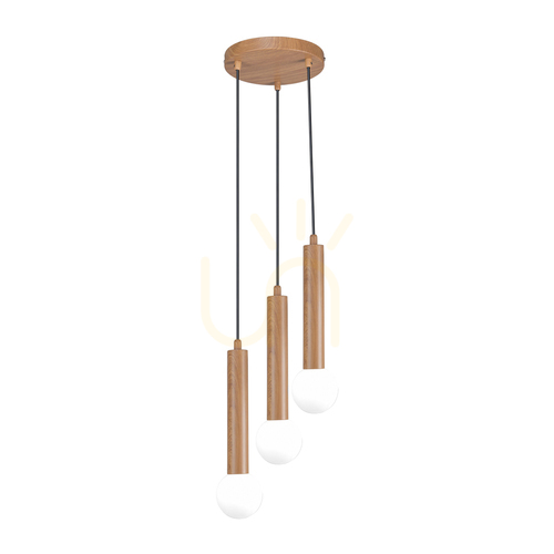 Verifica Pendul Italux Filano 3xG9 bronz sticlă opal 20 cm PND-33574-3-WD