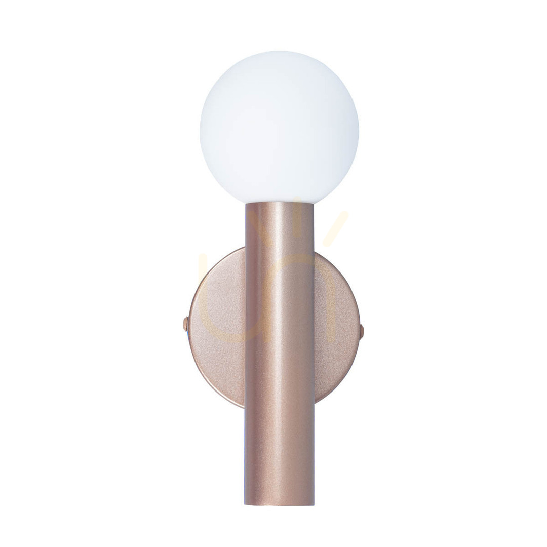 Verifica Lampa de perete Italux Filano maro sticlă opal G9 WL-33574-1-CF Lampa de perete Italux Filano maro sticlă opal G9 WL-33574-1-CF