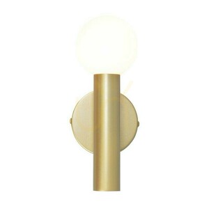 Aplică Italux Filano aurie cu abajur din sticlă albă, G9 WL-33574-1-GD small 2