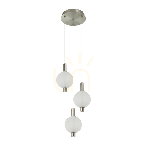 Verifica Lampă suspendată Italux Lenti LED alb 35 cm PND-83631-3-SC-WH