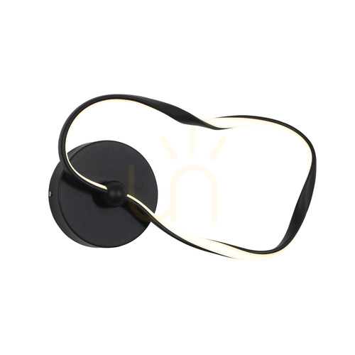 Verifica Lumină de perete Italux Amaya LED negru 20W 3000K-6000K WL-22782-BK