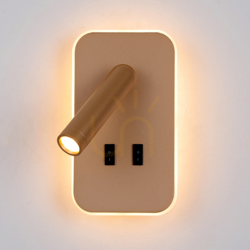 Verifica Lampă de perete Italux Doria LED aurie 2 puncte WL-83957-1-GD