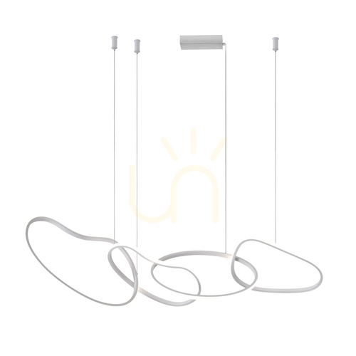 Verifica Pendul Italux Modern Fonte LED 4x, alb, 60W, PND-22412-S4-WH