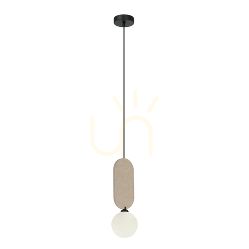 Verifica Lampă suspendată Italux Lorenzo G9 bej alb metal sticlă PND-59815-1-BG