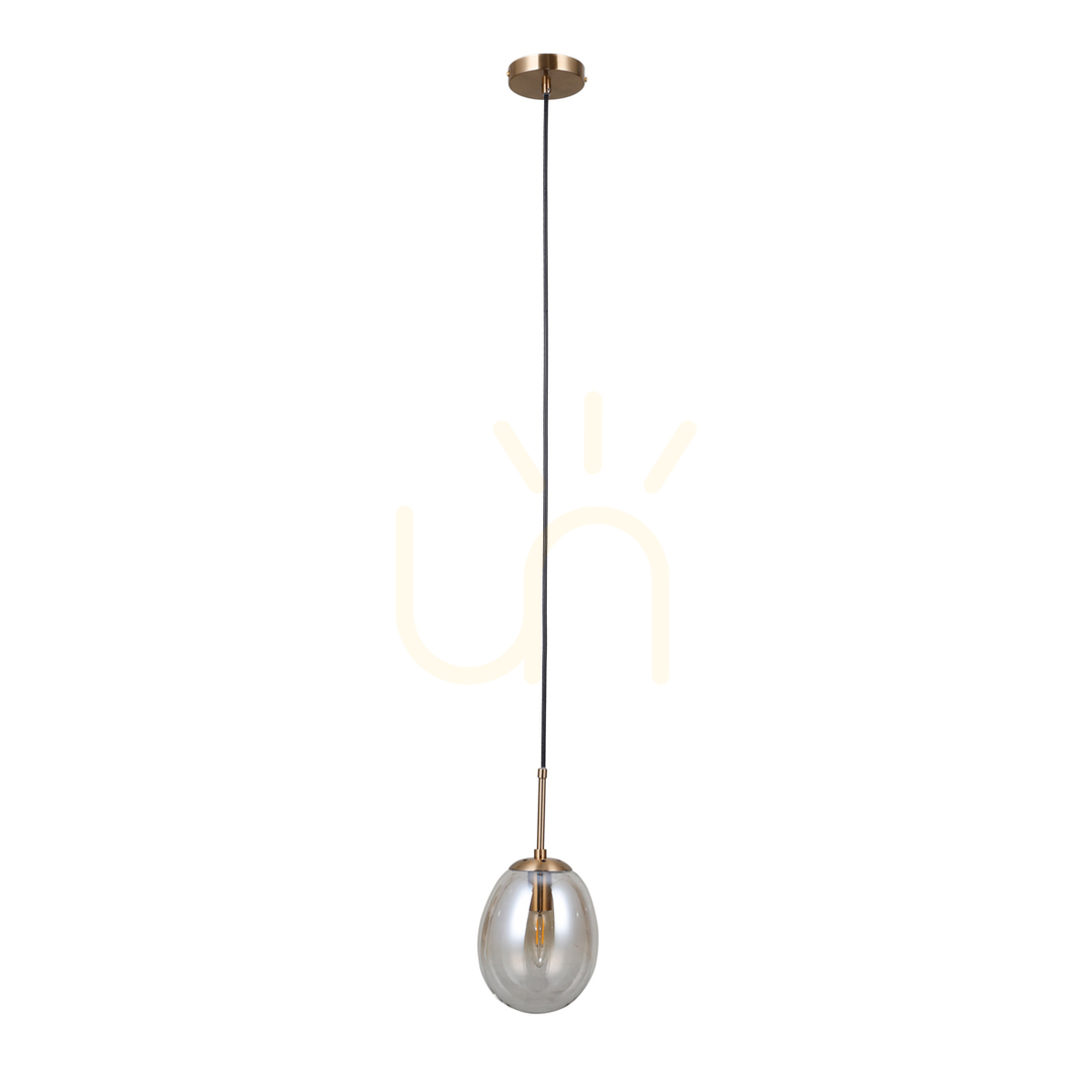 Verifica Corp de iluminat suspendat Italux Meolo E14 auriu amber 15 cm PND-40825-1-GD Corp de iluminat suspendat Italux Meolo E14 auriu amber 15 cm PND-40825-1-GD
