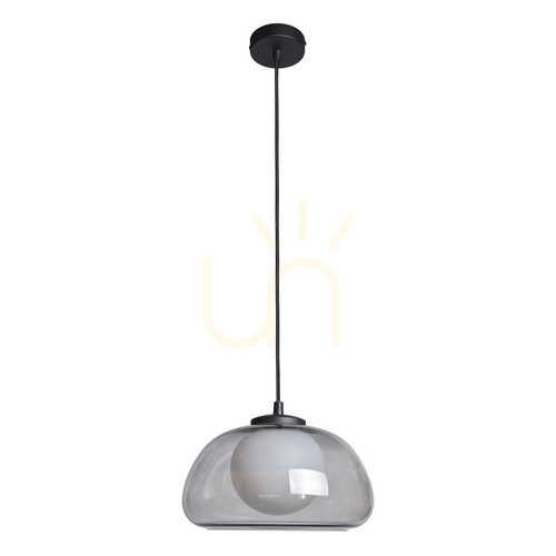 Verifica Lampă suspendată Italux Ainale G9 negru afumat 24,5 cm PND-54637-1-BK-SG