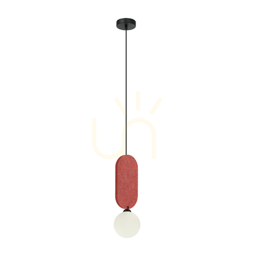 Verifica Pendul Italux Lorenzo roșu G9 PND-59815-1-RED